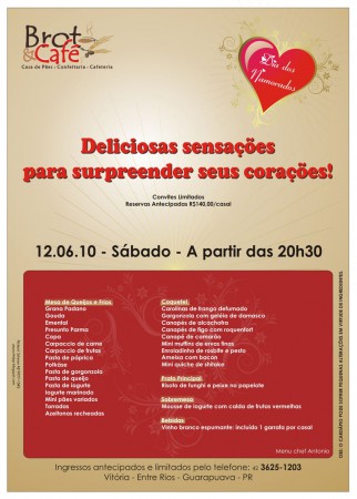 Cartaz A4 - Dia dos Namorados